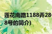 莲花南路1188弄28号(关于莲花南路1188弄28号的简介)