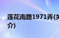 莲花南路1971弄(关于莲花南路1971弄的简介)
