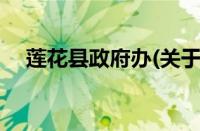 莲花县政府办(关于莲花县政府办的简介)