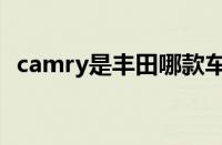 camry是丰田哪款车（camry是什么车型）
