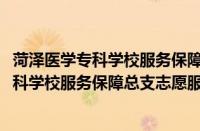 菏泽医学专科学校服务保障总支志愿服务队(关于菏泽医学专科学校服务保障总支志愿服务队的简介)