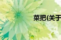 菜把(关于菜把的简介)