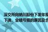 深交所向纳川股份下发年报问询函：要求说明营业收入持续下滑、业绩亏损的原因及合理性