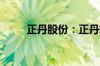 正丹股份：正丹转债即将停止转股