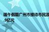 端午假期广州市接待市民游客近582万人次 实现文旅消费32.9亿元
