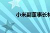 小米副董事长林斌回应减持股票