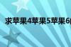 求苹果4苹果5苹果6的屏幕尺寸大小对比图