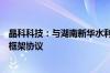 晶科科技：与湖南新华水利电力有限公司签订户用光伏合作框架协议