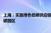上海：实施绿色低碳供应链升级计划 支持建设零碳工厂和零碳园区
