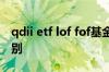qdii etf lof fof基金 qdii和lof基金有什么区别