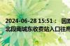 2024-06-28 15:51：  因路面车流量大，G35济广高速鹰瑞北段南城东收费站入口往鹰潭方向封闭。yyx ​​​
