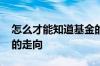 怎么才能知道基金的走向 怎么才能知道基金的走向