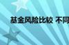 基金风险比较 不同风险的基金如何配置