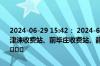 2024-06-29 15:42： 2024-6-29 15:40，因交通管制，S6津沧高速津涞收费站、前毕庄收费站、静王路收费站、唐官屯收费站入口封闭。 ​​​