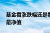 基金看涨跌幅还是看净值 指数基金看涨跌还是净值