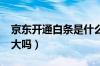 京东开通白条是什么意思（有什么影响?影响大吗）