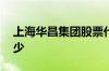 上海华昌集团股票代码 新华昌股票代码是多少