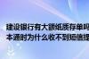 建设银行有大额纸质存单吗 建设银行：我的存单挂入定期一本通时为什么收不到短信提醒