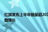 红旗发布上半年销量超20万台：批发/零售均全部实现两位数增长