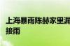 上海暴雨陈赫家里漏成水帘洞：室内摆塑料盆接雨