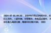 2024-07-01 04:30： 2024年7月1日4时14分，G1515盐靖高速盐城段由于雾霾，青墩至大冈双向入口禁止5轴及以上货车、三超车辆、中型客车、危化品运输车、大中型客车、大件运输货车、大型客车、重载大型货车、集装箱货车驶入高速公路，限速40公里/小时。 ​​​
