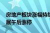 房地产板块涨幅持续扩大 中洲控股、城建发展午后涨停