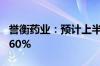 誉衡药业：预计上半年净利同比增长254%-360%