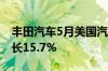 丰田汽车5月美国汽车销量216611辆 同比增长15.7%