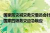 国家防灾减灾救灾委员会针对江西省严重暴雨洪涝灾害 启动国家四级救灾应急响应