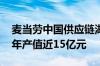 麦当劳中国供应链湖北智慧产业园投产 预计年产值近15亿元
