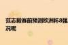 范志毅赛前预测欧洲杯8强席位全对网友：神了 到底什么情况呢