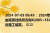 2024-07-03 08:49： 2024年7月3日8时48分，G25长深高速南京段由南京往杭州方向K2085+550至K2085+650离溧水东收费站1公里附近施工结束。 ​​​