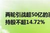 两轮引战超50亿的浙商资产拟再增资 新股东持股不超14.72%