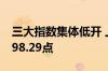 三大指数集体低开 上证综合全收益指数报3198.29点