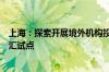 上海：探索开展境外机构投资人参股人民币基金一次性结售汇试点