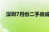 深圳7月份二手房成交量创近39个月新高