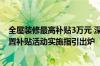 全屋装修最高补贴3万元 深圳市住宅装修改造物品和材料购置补贴活动实施指引出炉