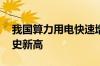 我国算力用电快速增加 多地用电量增速创历史新高