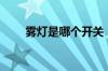 雾灯是哪个开关（雾灯是什么标志）