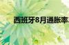 西班牙8月通胀率2.3% 为一年来最低