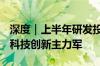 深度｜上半年研发投入约7500亿 上市公司成科技创新主力军